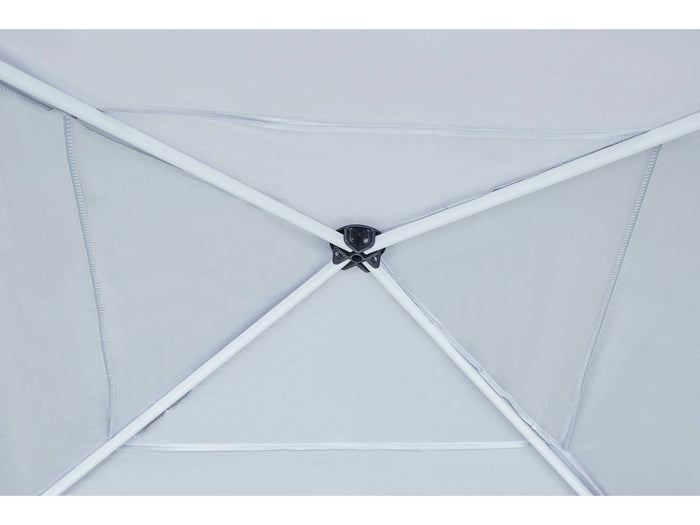 Gazebo da giardino pieghevole "Svetlana 4" - 12 m² - 3 x 4 m - Bianco