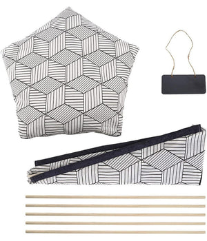 Tepee Letto Cuscino Lavagna Rimovibile Lavabile Portatile Per Animali 50x50x70cm         