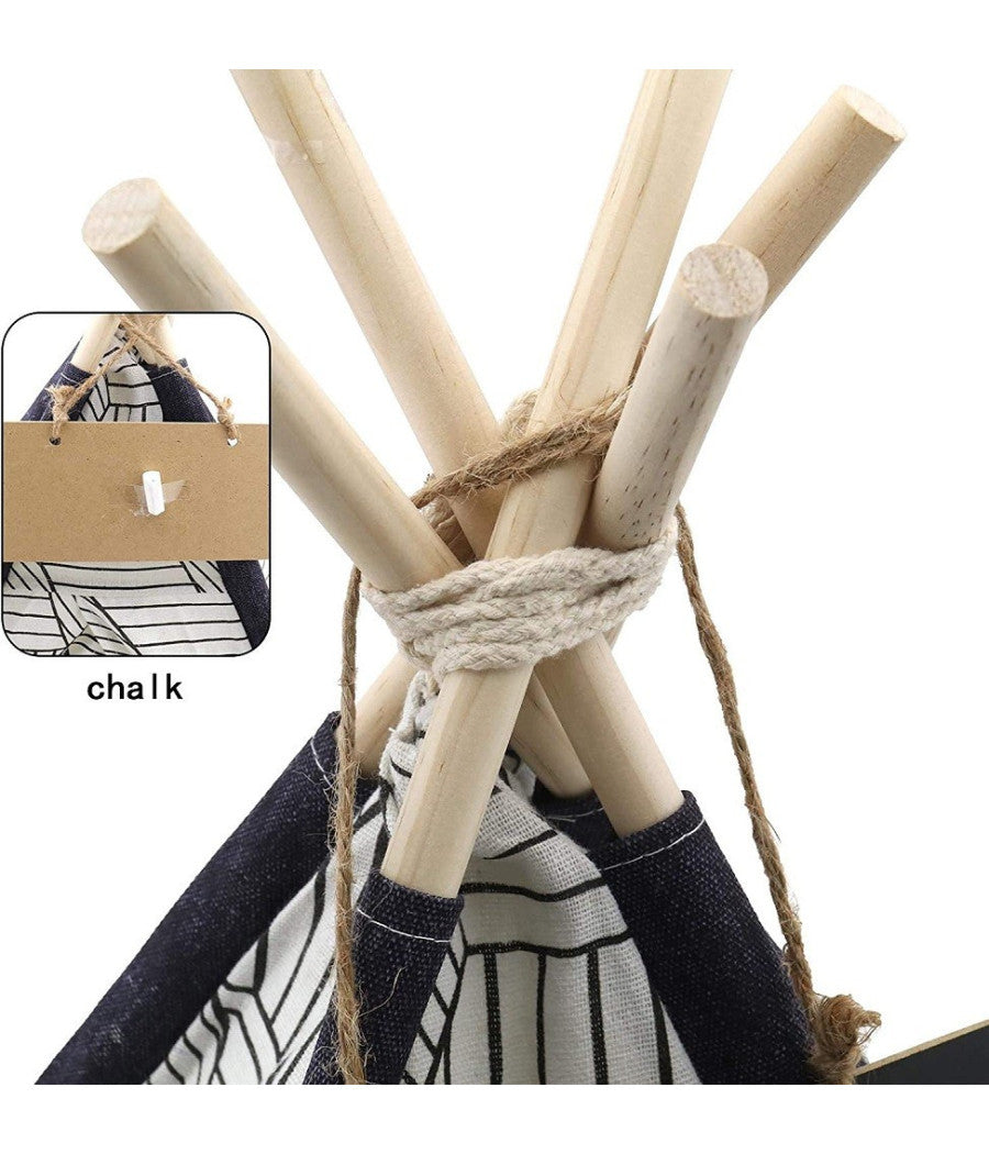 Tepee Letto Cuscino Lavagna Rimovibile Lavabile Portatile Per Animali 50x50x70cm         