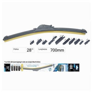 Tergicristallo Multi Attacco Per Auto Universale 28" / 700mm Spazzola Ter-unv016         
