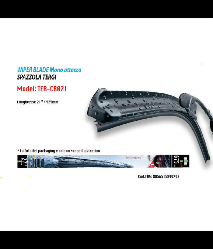 Tergicristallo Spazzola Morbido Auto Ricambio Maxtech Da 21" Ter-cr021         