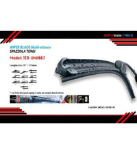 Tergicristallo Universale Spazzola Multiattacco Auto 19"/475mm Ter-unv007 Maxtech         