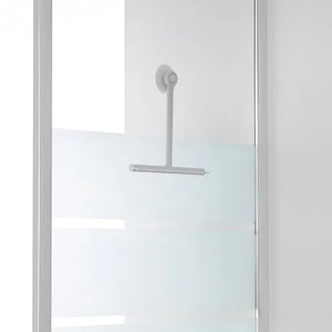 Tergivetro doccia bianco in plastica antigraffio con ventosa Spring