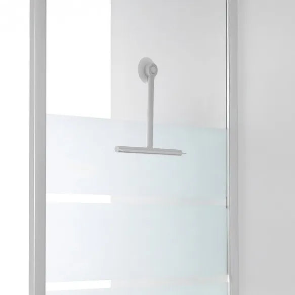 Tergivetro doccia bianco in plastica antigraffio con ventosa Spring