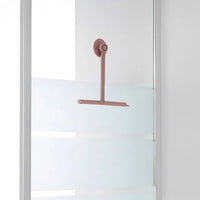 Tergivetro doccia rosa in plastica antigraffio con ventosa Spring