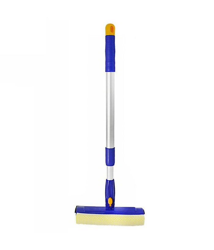 Tergivetro Raschietto Allungabile Vetri Grandi Manico Telescopico Testa Rotante         