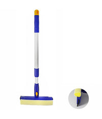 Tergivetro Raschietto Allungabile Vetri Grandi Manico Telescopico Testa Rotante         