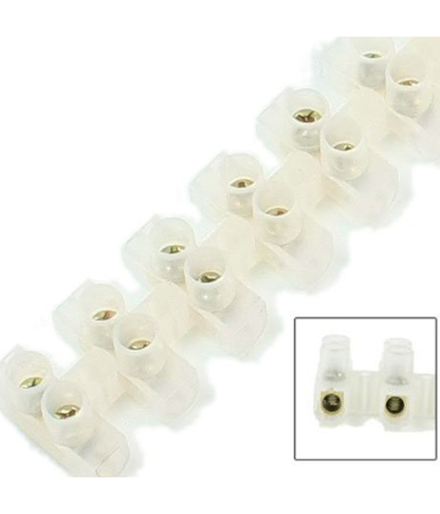 Terminal Block Connettore Terminali Morsetti Per Cavi Elettrici 6 Posizioni 20 A         