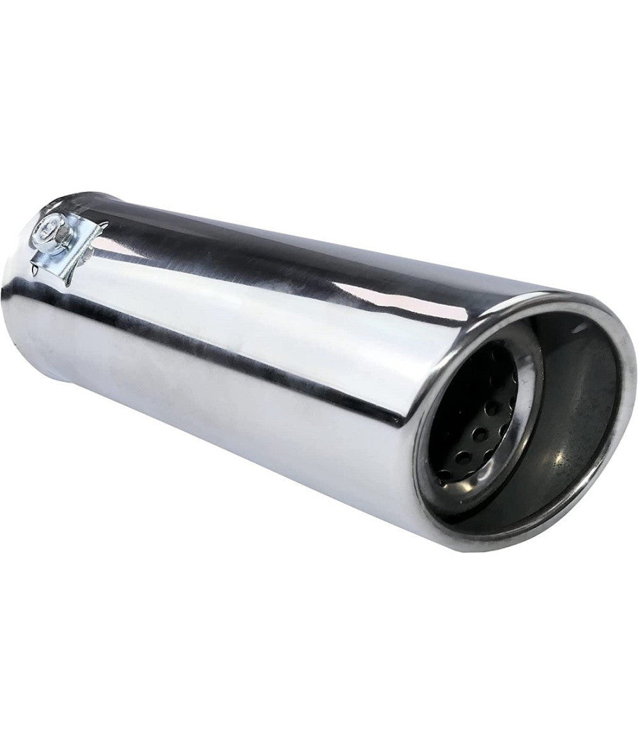 Terminale Di Scarico Diametro 30-45mm Lunghezza 160mm Copertura Cromata Marmitta         