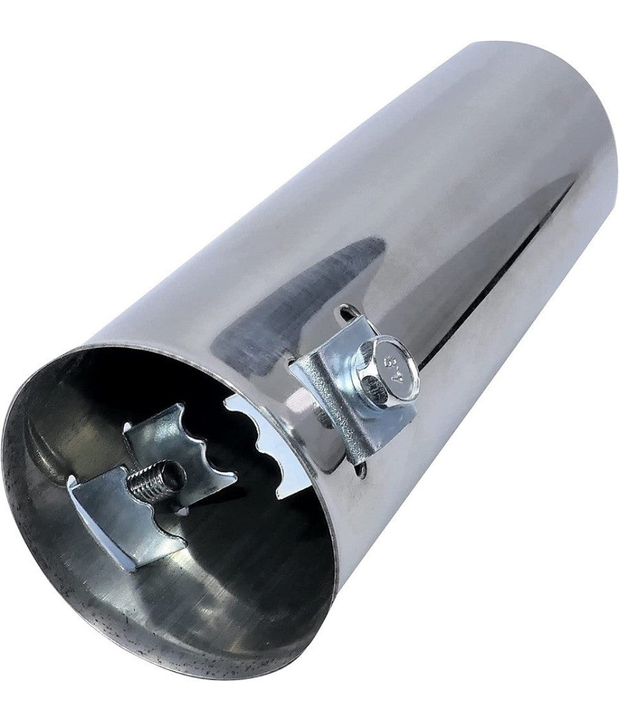 Terminale Di Scarico Diametro 30-45mm Lunghezza 160mm Copertura Cromata Marmitta         