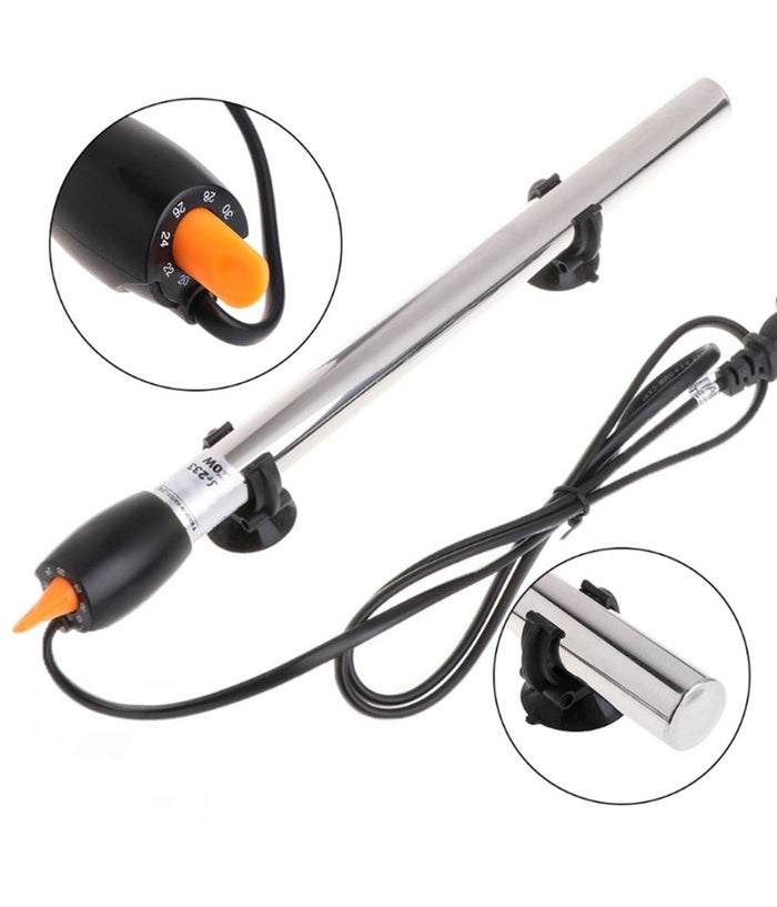 Termo Riscaldatore Per Acquario 500 W Termoregolatore Con Termostato In Acciaio         