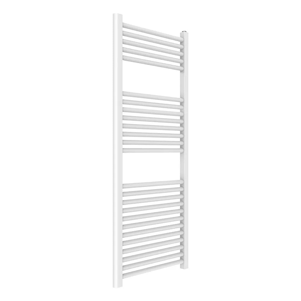 Termoarredo bagno scaldasalviette bianco L 45x120 interasse 40 cm