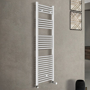 Termoarredo bagno bianco L 50x150 interasse 45 cm