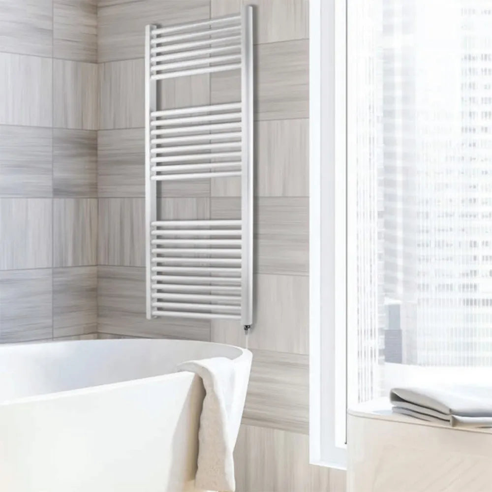 Termoarredo elettrico bianco 700w H120 x 50 interasse 45 cm