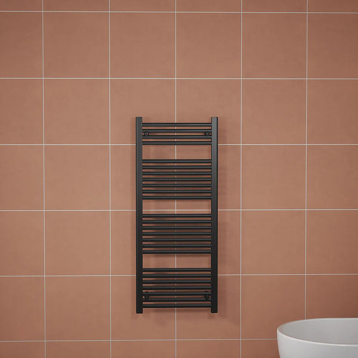 Termoarredo scaldasalviette 1200x450 nero opaco interasse 400 | Antares