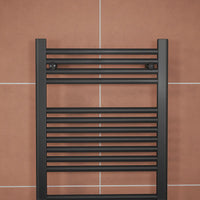 Termoarredo scaldasalviette 1200x450 nero opaco interasse 400 | Antares