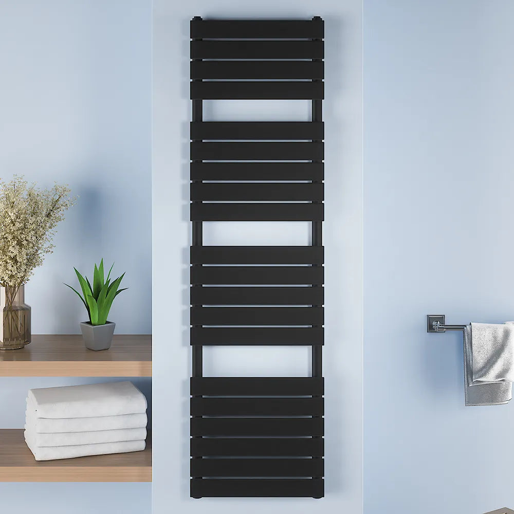Termoarredo scaldasalviette 1800x500 nero opaco interasse 450 | Sirio