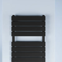 Termoarredo scaldasalviette 1800x500 nero opaco interasse 450 | Sirio