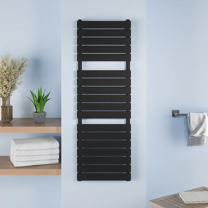 Termoarredo scaldasalviette 1500x500 nero opaco interasse 450 | Sirio