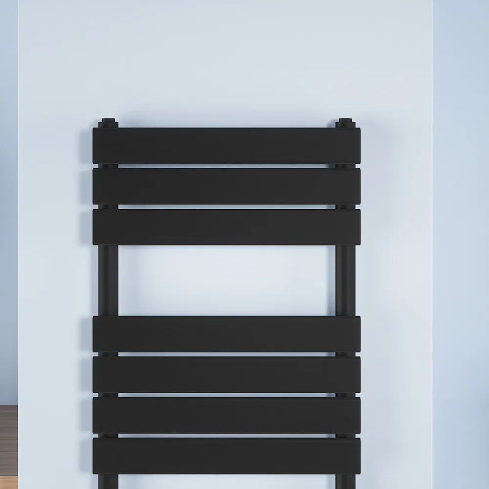 Termoarredo scaldasalviette 1200x500 nero opaco interasse 450 | Sirio