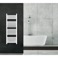 Scaldasalviette termoarredo 120x45 bianco interasse 40 cm idraulico