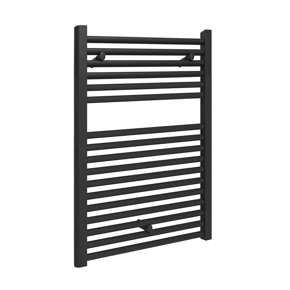 Termoarredo scaldasalviette 500x770 nero opaco con interasse 45 cm