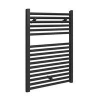 Termoarredo scaldasalviette 500x770 nero opaco con interasse 45 cm