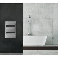 Scaldasalviette termoarredo 80x45 cromato interasse 40 cm idraulico