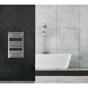 Scaldasalviette termoarredo 80x45 cromato interasse 40 cm idraulico