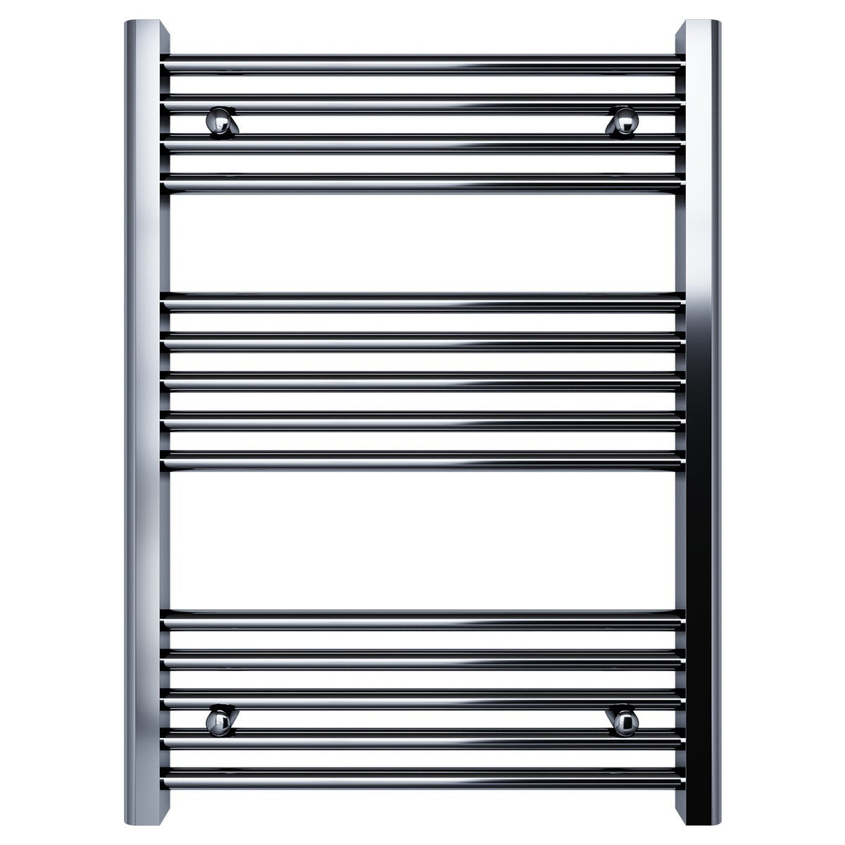 Scaldasalviette termoarredo 80x55 cromato interasse 50 cm idraulico