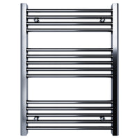 Scaldasalviette termoarredo 80x55 cromato interasse 50 cm idraulico