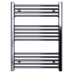 Scaldasalviette termoarredo 80x55 cromato interasse 50 cm idraulico