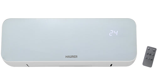 TERMOCONVETTORE  DA PARETE  MAURER 1000-2000W DISPLAY LED WIFI