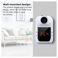 Trade Shop - Termometro A Infrarossi Da Parete Con Treppiede Cavalletto Display Digitale Gp-100         