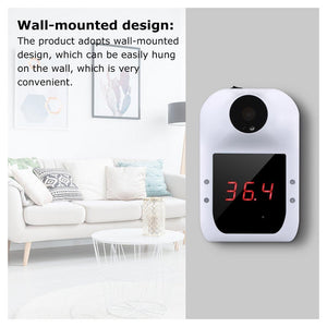 Trade Shop - Termometro A Infrarossi Da Parete Con Treppiede Cavalletto Display Digitale Gp-100         