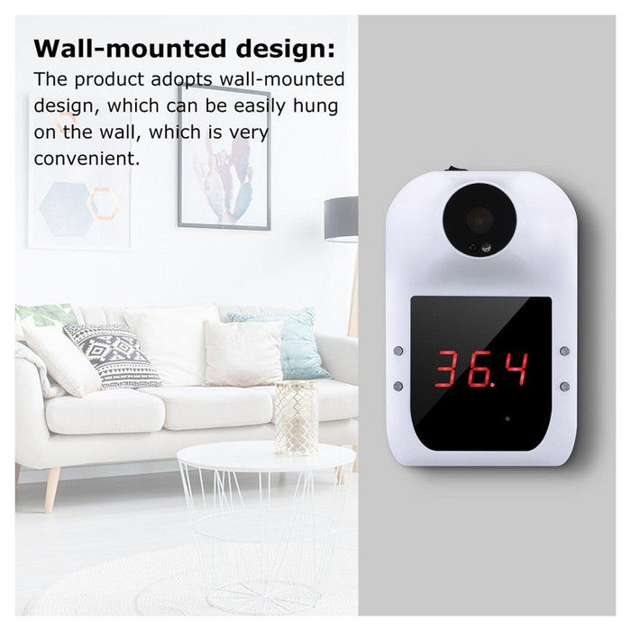 Trade Shop - Termometro A Infrarossi Da Parete Con Treppiede Cavalletto Display Digitale Gp-100         