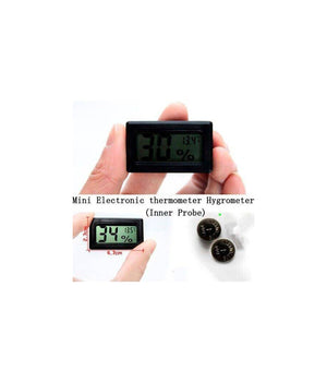 Termometro Digitale Display Lcd Con Sonda Misura Temperatura Interna Ed Esterna         