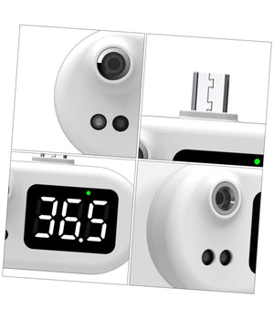 Termometro Digitale Frontale Infrarossi Per Febbre Senza Contatto Usb Type C K8+         
