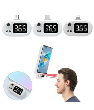 Termometro Digitale Frontale Infrarossi Per Febbre Senza Contatto Usb Type C K8+         