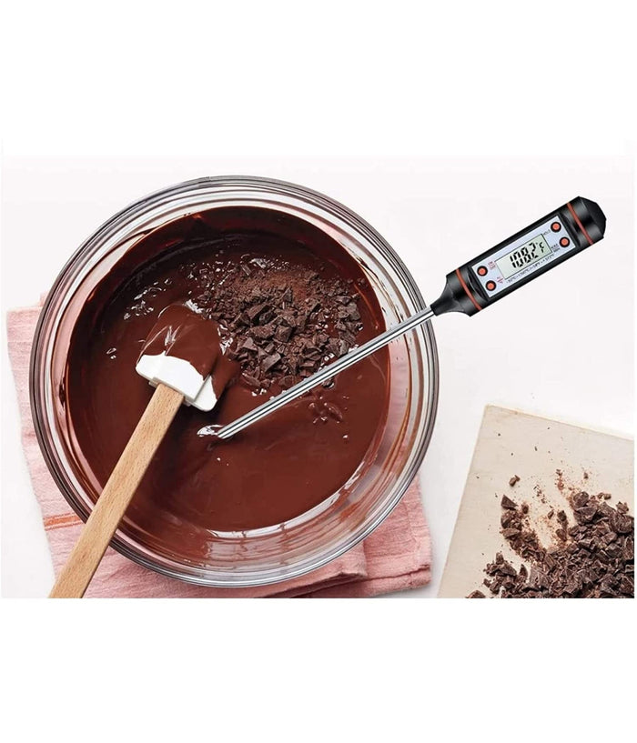 Termometro Digitale Per Alimenti Cibo Liquidi Latte Jr-1 Con Custodia         