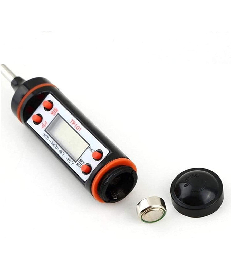 Termometro Digitale Per Alimenti Cibo Liquidi Latte Jr-1 Con Custodia         