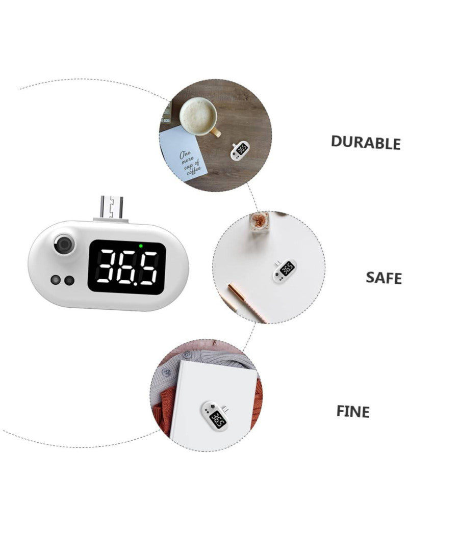 Termometro Digitale Per Smartphone Ir Misurazione Temperatura Senza Contatto Iph         