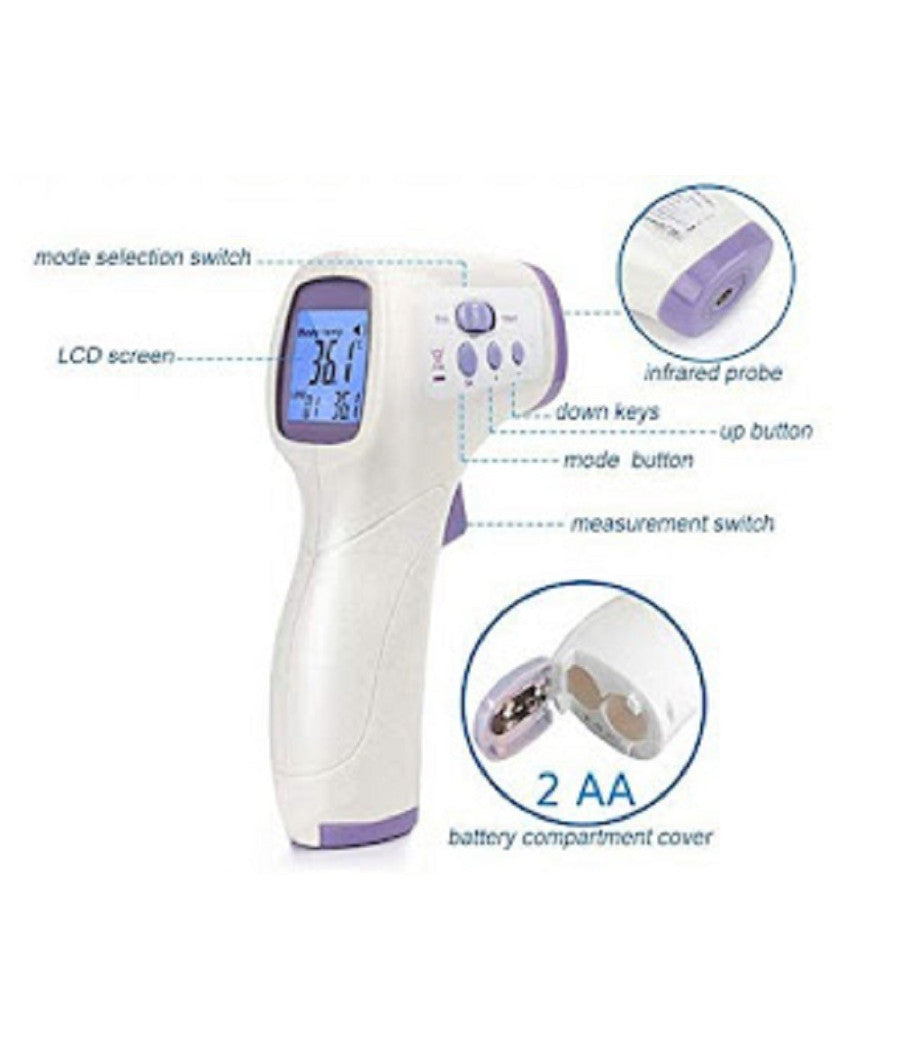 Termometro Digitale Senza Contatto Per Misurazione Della Fronte Bambini Q-t114         