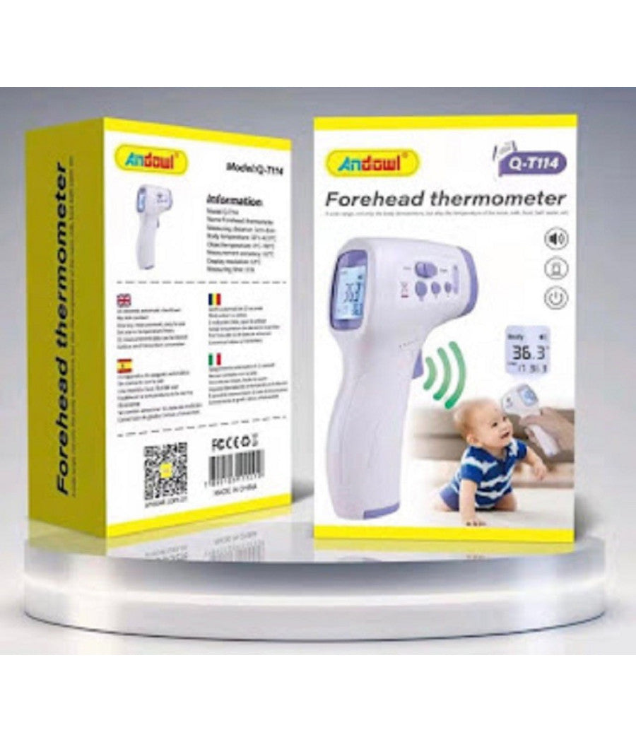 Termometro Digitale Senza Contatto Per Misurazione Della Fronte Bambini Q-t114         