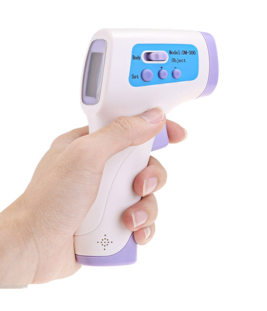 Termometro Dm300 Infrarossi Digitale Per Bambini Adulti Con Display Lcd         