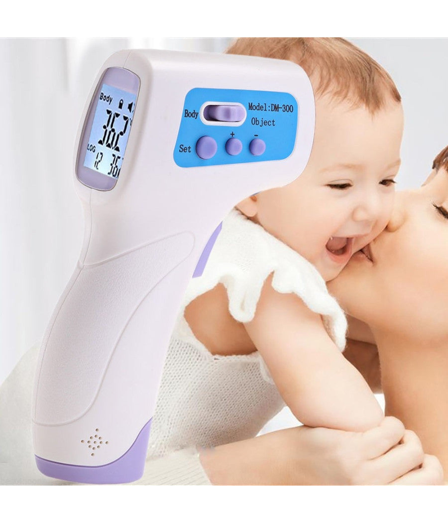 Termometro Dm300 Infrarossi Digitale Per Bambini Adulti Con Display Lcd         