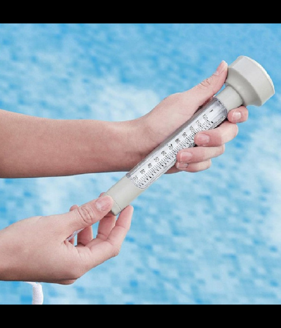 Termometro Galleggiante Per Piscina In Abs Temperatura Acqua Con Cordicella 58072         
