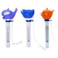 Trade Shop - Termometro Per Piscina Vasca Bambini Animaletto Galleggiante Con Cordino 21cm 016989 -