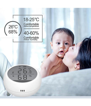 Termometro Smart Wifi Sensore Temperatura Umidita App Ifttt Smart Life Alexa Google         