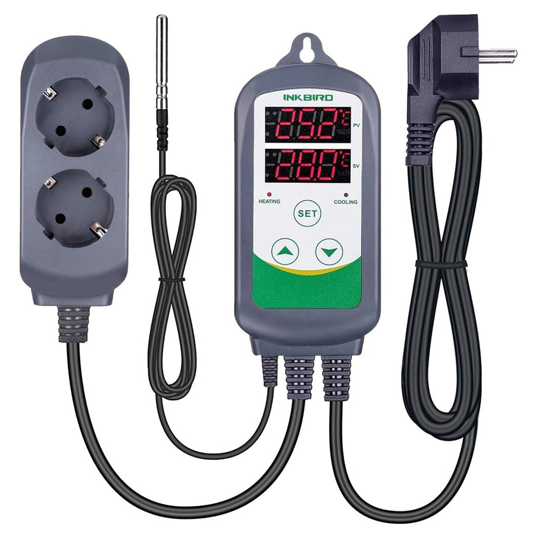 Trade Shop - Termoregolatore Digitale Termostato Controllo Temperatura Per Serra Itc-308 220v         